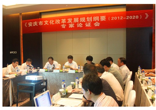 《安庆市文化改革发展规划纲要》通过专家论证
