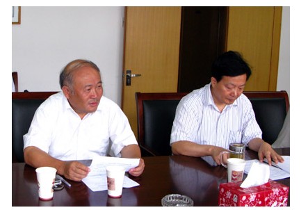 省会经济圈蓝皮书调研组来我院进行访问