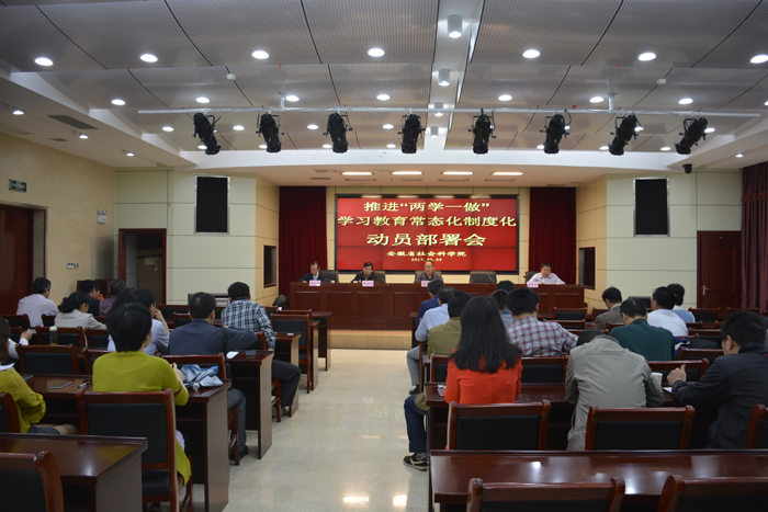 我院召开推进“两学一做”学习教育常态化制度化动员部署会议