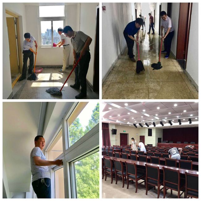 我院开展志愿义务劳动