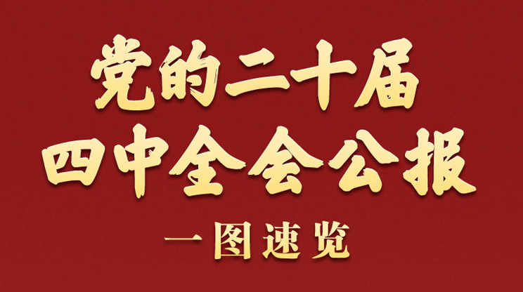 党的二十届四中全会公报一图速览