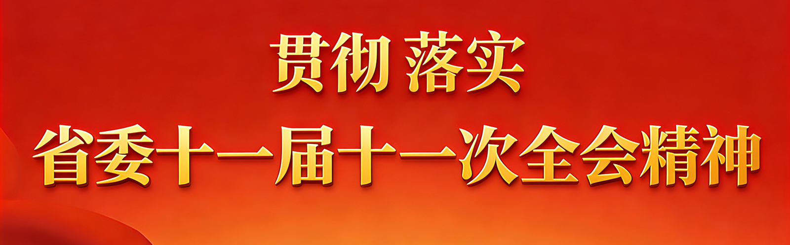 贯彻落实省委十一届十一次会议精神